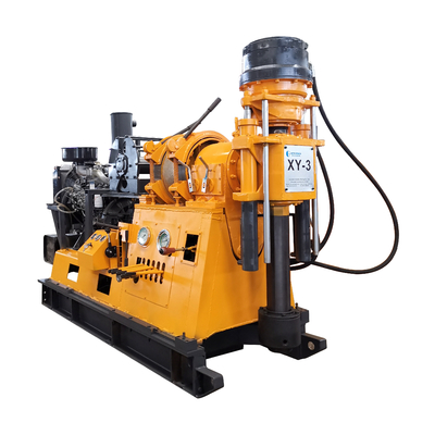 XY-3 Core Sample Drill Rig 100/250/300/600m Profundidade 300/200/150/75mm Diâmetro do buraco