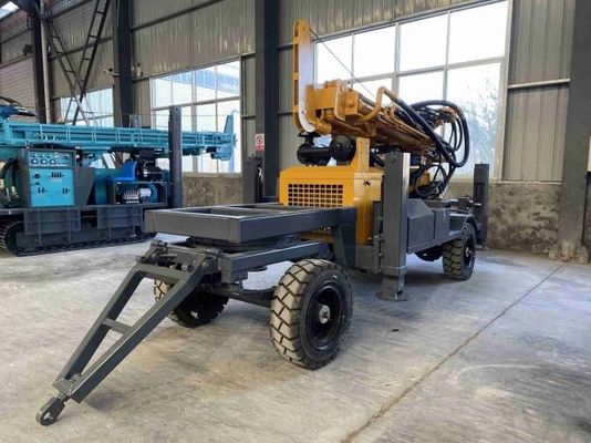 Equipamento de furo industrial do poço de água, profundidade montada reboque do equipamento de broca 260m
