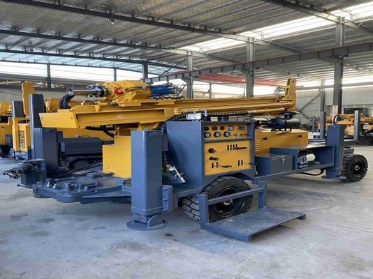 Equipamento de furo industrial do poço de água, profundidade montada reboque do equipamento de broca 260m