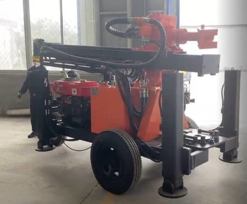 Máquina de perfuração de poços de água portátil GL130T em áreas estreitas