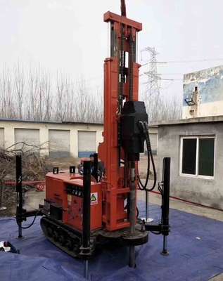 Profundidade de borracha da máquina de perfuração 60kw da perfuração da água da esteira rolante 180m para industrial