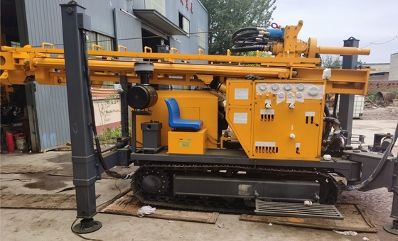 Broca montada sobre trilhos inteiramente hidráulica Rig Machines da perfuração de GL350S para a perfuração de 350m