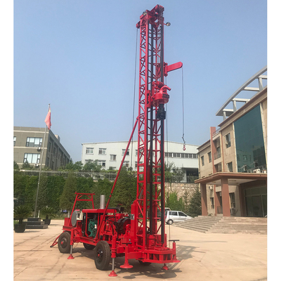 GL - poder bom pequeno do motor de Rig Portable Trailer Mounted Diesel da perfuração de IIA 300m