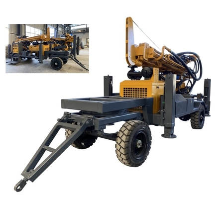 Máquina de perfuração hidráulica industrial agrícola do poço de água para 260m Wells