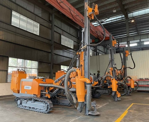 Motor diesel de superfície separado de Rig With 60kw da broca de rocha de DTH