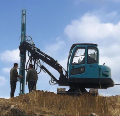 mineração de 30m Blasthole e equipamento de furo 2.4Mpa de alta pressão para a ancoragem da inclinação