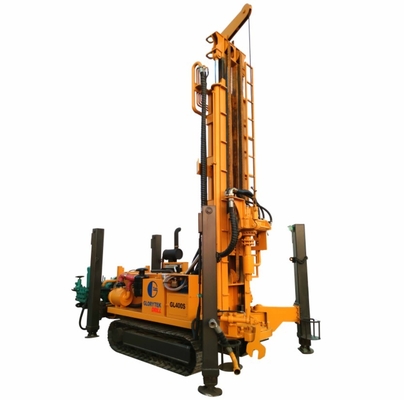 400M Borehole Drilling Rig, máquina de perfuração 92KW do furo de água diesel - pôs