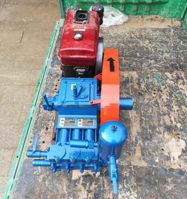 Bomba de lama da broca BW160 com tipo horizontal diesel de três cilindros do motor 7.7kw