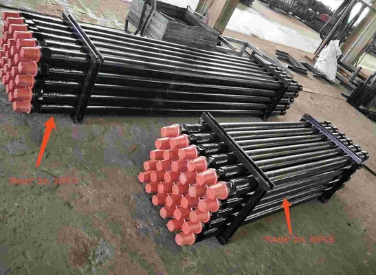 76mm 3m Long Water Well Drill Stem Api 2 3/8 &quot;Reg Or 2 3/8&quot; Se 89mm R780