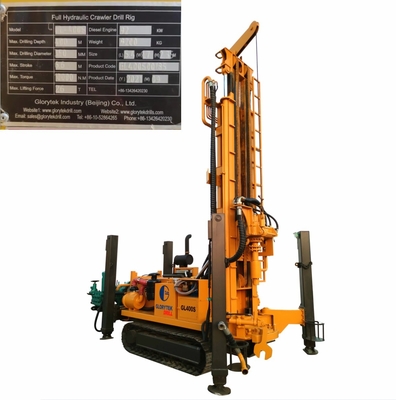máquina de perfuração hidráulica da perfuração de 400m, Rig For Civil Industrial montado sobre trilhos