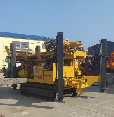 máquina de perfuração hidráulica da perfuração de 400m, Rig For Civil Industrial montado sobre trilhos