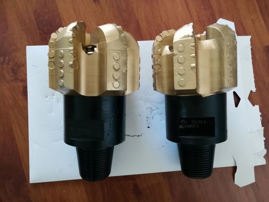 8" cinco corpo de aço de bocados de broca PDC do hard rock das lâminas para a perfuração da perfuração