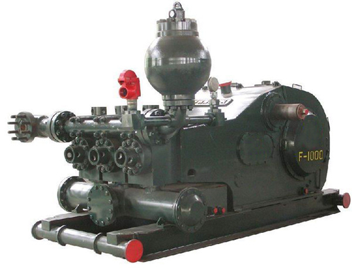 Bomba de lama ativa horizontal da perfuração do pistão 3-Cylinder da série de F única para projetos de furo do campo petrolífero