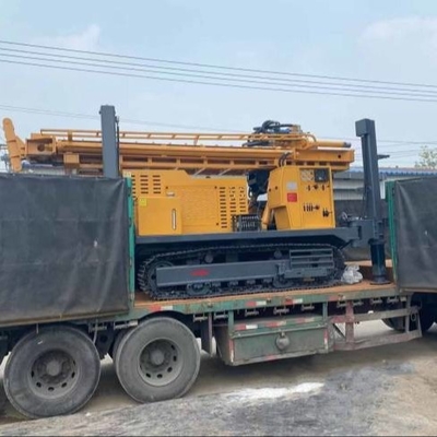 Máquina de perfuração montada sobre trilhos de DTH, profundidade de furo do equipamento 600m da perfuração