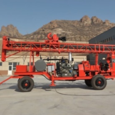 Perfuração portátil que fura o medidor de Rig Machine Trailer Mounted For 300m
