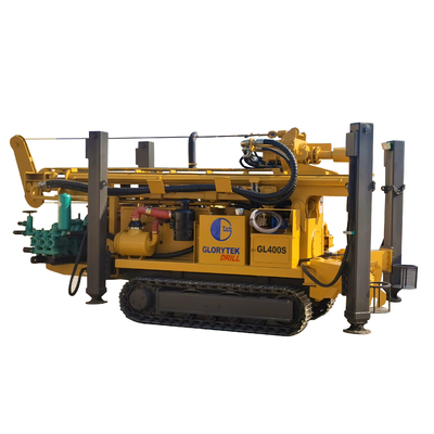 Perfuração de 400 medidores, perfuração de DTH Rig Machine For Water Well