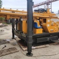Equipamento de broca montado sobre trilhos inteiramente hidráulico, profundidade de furo do equipamento 350m da perfuração