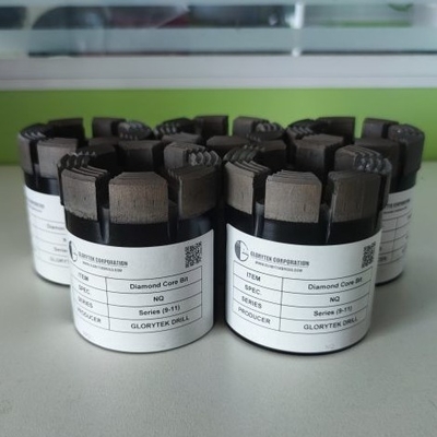 O QG Pq do Bq Nq impregnou Diamond Core Bits With Reaming Shell