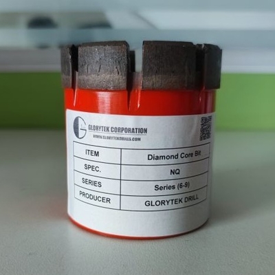 O QG Pq do Bq Nq impregnou Diamond Core Bits With Reaming Shell