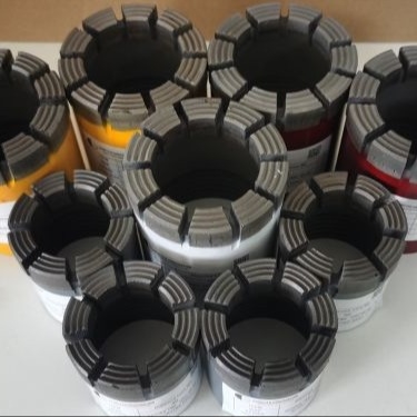 Provando Diamond Impregnated Drill Bit, hard rock do QG Diamond Core Bit For Soft