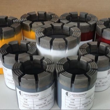 Provando Diamond Impregnated Drill Bit, hard rock do QG Diamond Core Bit For Soft
