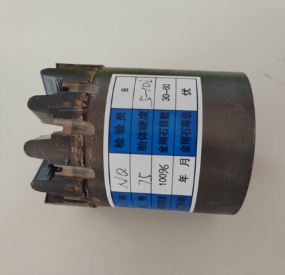 Cabo que retira o núcleo do bocado de núcleo impregnado 75mm do Nq para a amostra dura da rocha do granito