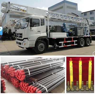 chassi do caminhão de Rig Machines Mounted On Dongfeng 6×4 da broca de 400m
