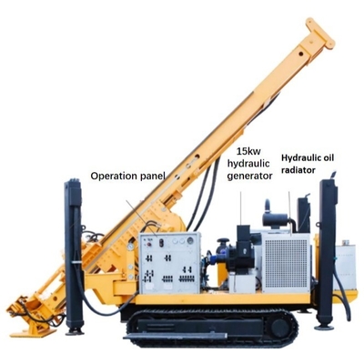 broca hidráulica Rig Machine For Core Sampling da exploração da esteira rolante de 800m