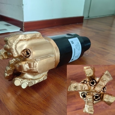 perfuração do Broca PDC do corpo de aço de 152mm bem 5 lâminas para hard rock