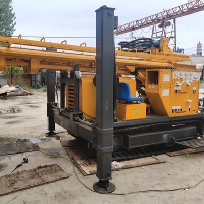motor diesel de Rig Steel Crawler With 77kw da broca do poço de água de 300mm 300m