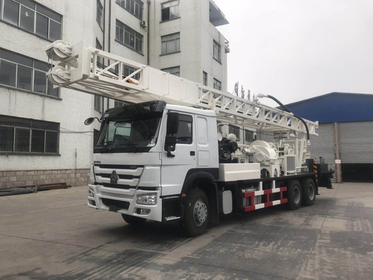 o poço de água de 400m fura Rig Truck Mounted Borehole Machine Dth giratório