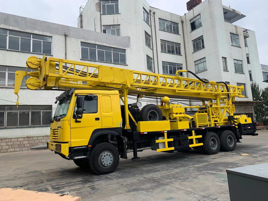 perfuração de 300m que fura o tipo da tabela giratória do chassi do caminhão de Rig Howo 6x4