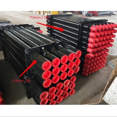 tubulação de broca de Dth da soldadura de fricção de 114*3000mm com a linha 1/2reg do Api 3