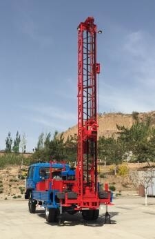 O caminhão do estojo compacto do CE montou a perfuração que fura Rig Machine 100m 150m 200m 300M 400M