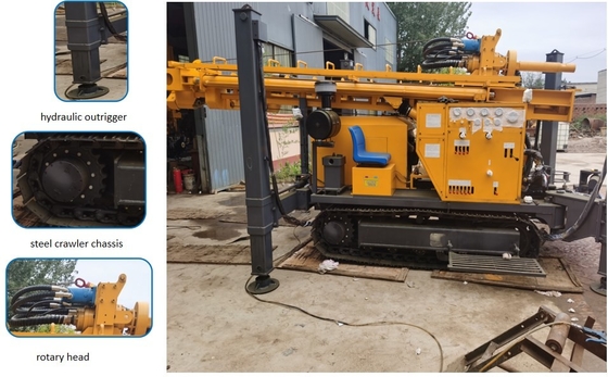 Equipamento de perfuração geotérmica da profundidade do CE GL300S 77KW 330m