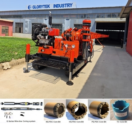 Equipamentos de Perfuração Geotécnica Mineral até 1000 pés de furo inclinado