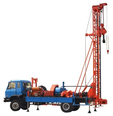 400 M Profundidade Poço de perfuração de poço de água rotativo Rig de perfuração hidráulica Dth caminhão montado