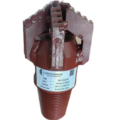 Indústria de mineração Pdc Cortadores de arrasto 5 Wing 131mm Peças de máquinas de mineração