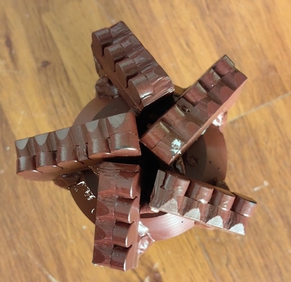 Indústria de mineração Pdc Cortadores de arrasto 5 Wing 131mm Peças de máquinas de mineração