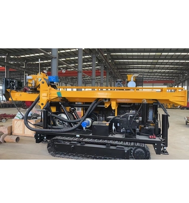 Chassi de rastreador Full Hydraulic Exploration Drilling Rig Glxd-4 para amostragem de rocha profunda