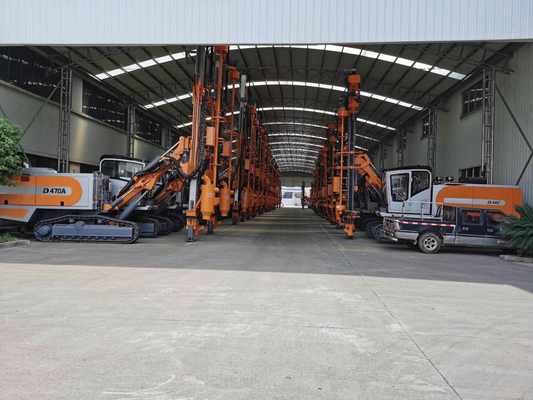 D460A Máquina de perfuração de rocha DTH de alta pressão para mineração com motor diesel de 264 kW