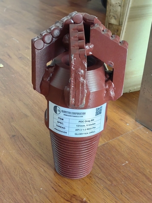 5 asas passo arrastar bits 140mm Pdc arrastar bit