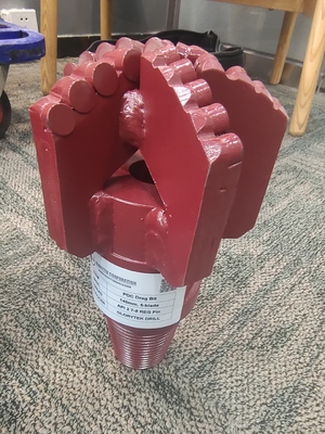 Variedade 159 mm Pdc Drag Bit 4 lâminas