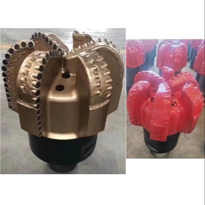 Perforação de poços de rocha PDC Bit / API Thread 6 Nozzle PDC Drill Bit para formação de macio a duro