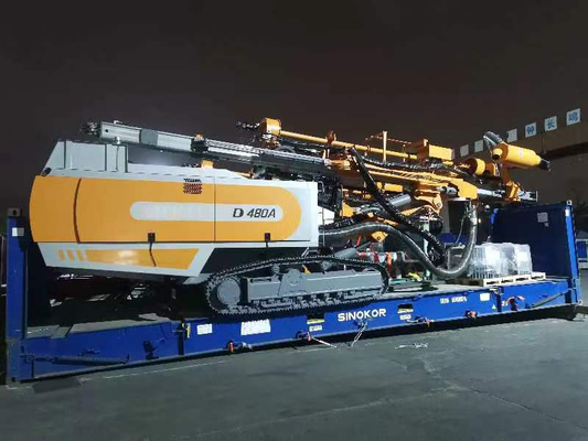 Máquina de perfuração de rocha de torque máximo de 600 Nm com compressor de ar de 33 M3/min