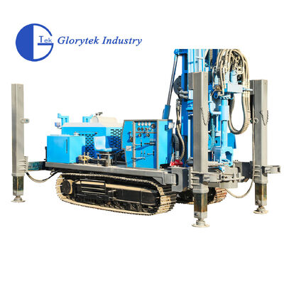 GL600S Forno de poço de aço tipo "Crawler" com martelo DTH ou bomba de lama para perfuração