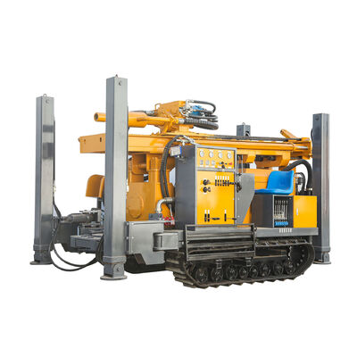 Perfuratriz de Poço de Água com Esteiras de Borracha GL180R Hidráulica Completa