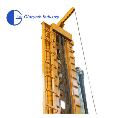 Rig de perfuração de caminhão de poço de água hidráulico completo, 500 m de profundidade, 105-350 mm de alcance