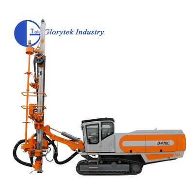 Mineração de rocha Blasting Drill Compressor de ar Integrated DTH Surface Drill Rig