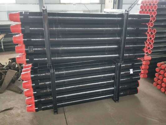114 mm Diâmetro 6090 mm Comprimento Aço carbono Rod de perfuração de poços de água para plataformas de perfuração